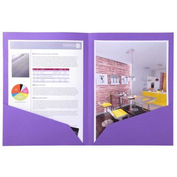 Lot de 25 Chemises double à poche - Violine EXACOMPTA Rock's Visuel