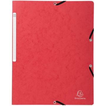 Chemise à élastiques sans rabat - Rouge : EXACOMPTA Image