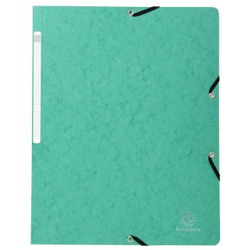 Chemise à élastiques sans rabat - Vert : EXACOMPTA Image