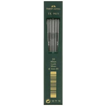 Lot de 10 mines de rechange TK 9071 - 4H : FABER CASTELL Image