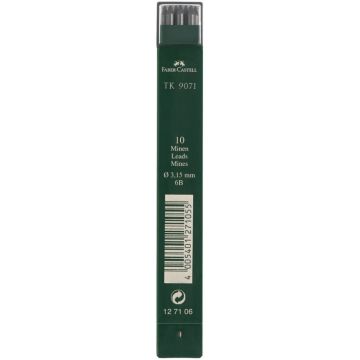 Lot de 10 mines de rechange TK 9071 - 6B : FABER CASTELL Illustration