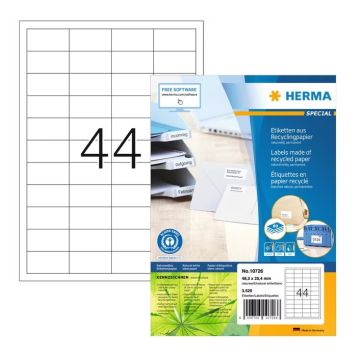 Étiquettes Adresses blanches - 38,1 x 21,2 mm : HERMA 4254