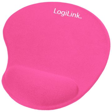 Tapis de souris rose avec repose-poignet : LOGILINK ID0027P Image
