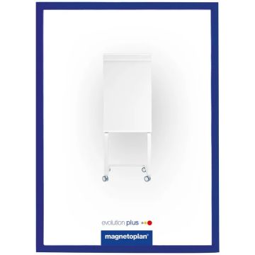 Photo Lot de 5 cadres d'affichage magnétiques - A4 - Bleu : MAGNETOPLAN 1130303