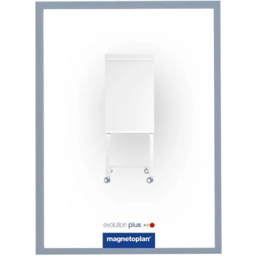 Photo Lot de 5 cadres d'affichage magnétiques - A4 - Gris : MAGNETOPLAN 1130301