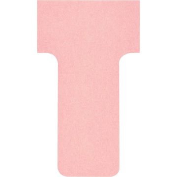 Fiches T - Indice 1 / 28 mm - Rose : NOBO Lot de 100 Visuel