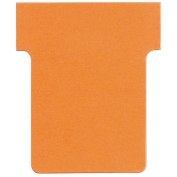 NOBO : Lot de 100 Fiches T - Indice 1.5 / 45 mm - Orange Visuel