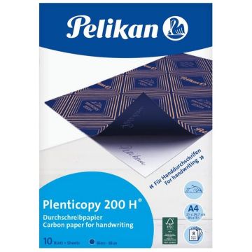 Feuilles de Papier Carbone - A4 Bleu PELIKAN 200H Lot de 10
