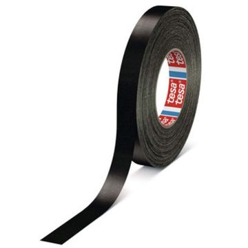 Photo TESA : Ruban adhésif noir en vinyle - 19 mm x 25 m (Rouleau)