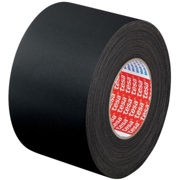 Photo TESA : Ruban adhésif Noir en vinyle - 50 mm x 25 m (Rouleau)