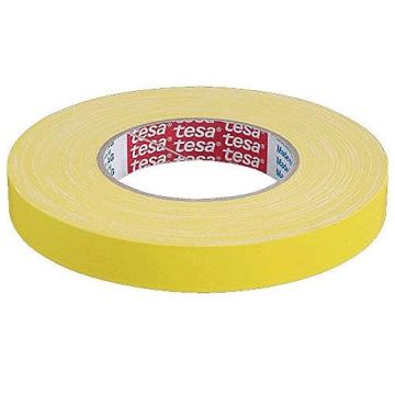 photo TESA : Ruban adhésif jaune en vinyle - 19 mm x 25 m (Rouleau)