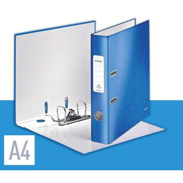 Photo Classeur à levier et 2 anneaux - Dos 50 mm - Bleu LEITZ WOW