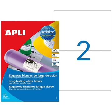Photo Étiquettes adhésives spéciales intempéries - 210 x 148,5 mm AGIPA