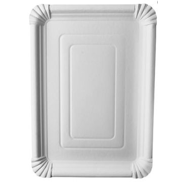 Assiette jetable en carton - 240 x 330 mm PAP STAR Pure