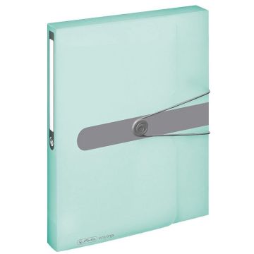 Photo Chemise à élastique A4 - 400 feuilles - Menthe Translucide HERLITZ Easy Orga