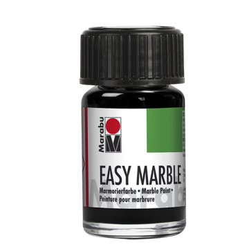 Photo MARABU : Peinture pour marbrure - 15 ml - Noir 13050039073