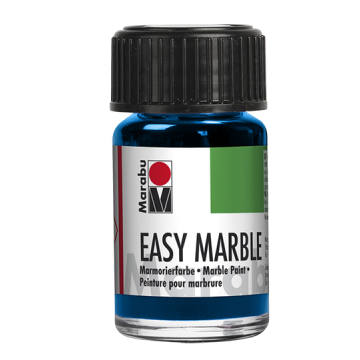 Photo MARABU : Peinture pour marbrure - 15 ml - Bleu azur 13050039095