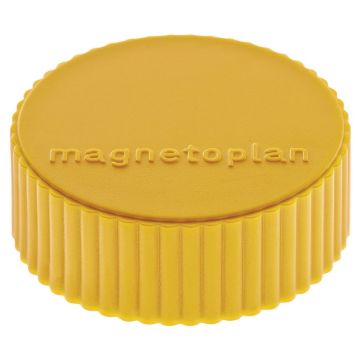 Photo Aimants ronds - 34 mm - Jaune MAGNETOPLAN Discofix Lot de 10 Affichage
