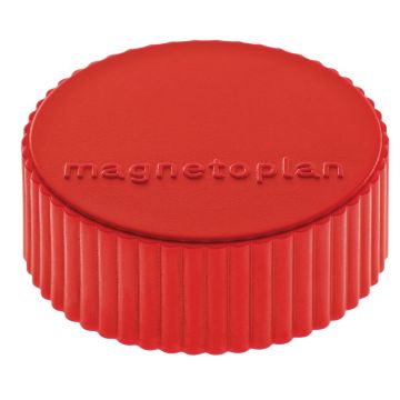 Photo Aimants ronds - 34 mm - Rouge MAGNETOPLAN Discofix Lot de 10 Affichage