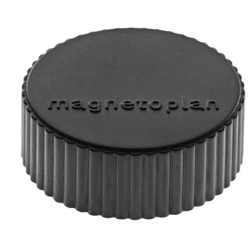 Aimants ronds - 34 mm - Noir MAGNETOPLAN Discofix Lot de 10 Affichage photo