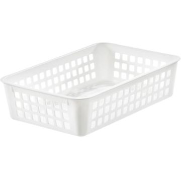 Photo Corbeille de rangement - 170 x 250 x 70 mm - Blanc SMARTSTORE Basket Recycled