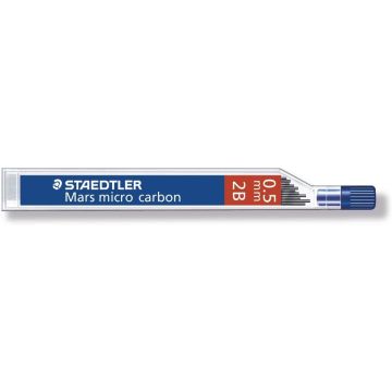 Photo STAEDTLER : Lot de 12 mines de rechange 0,5 mm - 2B - 250 05-2B
