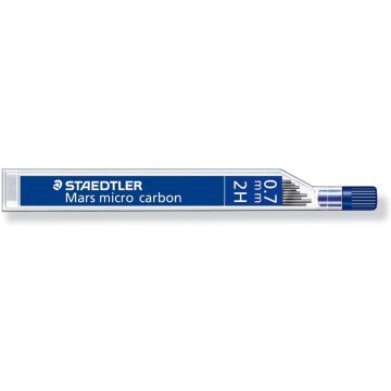 Photo STAEDTLER : Lot de 12 mines de rechange 0,7 mm - 2H - 250 07-2H