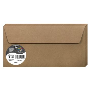 Photo POLLEN Enveloppes - 110 x 220 mm - Papier Kraft 