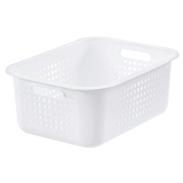 Photo Corbeille de rangement - 280 x 370 x 150 mm - Blanc SMARTSTORE Basket Recycled