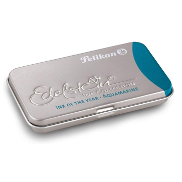 Photo Boite de 6 cartouches d'encre - Bleu Turquoise PELIKAN Edelstein Ink