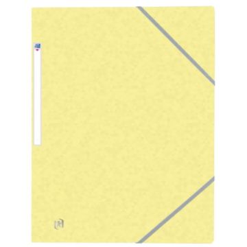 Photo Chemise à élastiques A4 - Jaune Pastel OXFORD Top File+