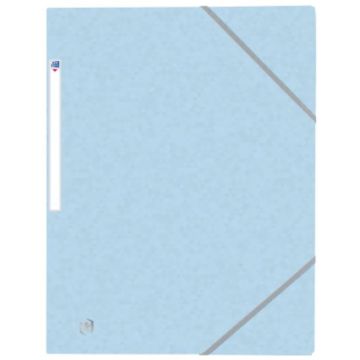 Photo Chemise à élastiques A4 - Bleu Pastel OXFORD Top File+