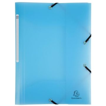 Photo Chemise A4 à élastiques en PP - Bleu EXACOMPTA Chromaline Pastel