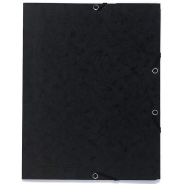 Photo Chemise imprimée à élastiques - 3 rabats - Noir EXACOMPTA