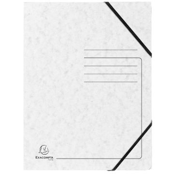 Photo Chemise imprimée à élastiques - Sans rabat - Blanc EXACOMPTA Image