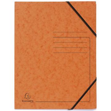 Photo Chemise imprimée à élastiques - Sans rabat - Orange EXACOMPTA Image