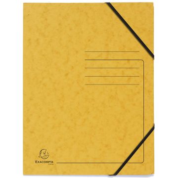 Photo Chemise imprimée à élastiques - Sans rabat - Jaune EXACOMPTA Image