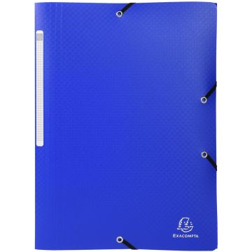 Photo Chemise à élastiques en PP - Bleu Foncé EXACOMPTA Image