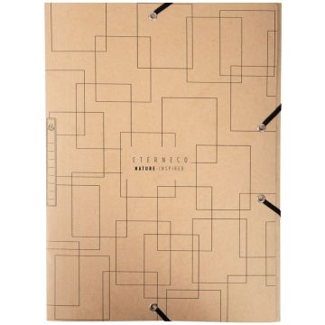 Photo Chemise à élastiques A4 - 3 rabats - Motifs géométriques EXACOMPTA Eterneco