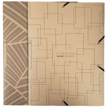 Photo Chemise à élastiques A4 - 3 rabats - Assortiment EXACOMPTA Eterneco Image