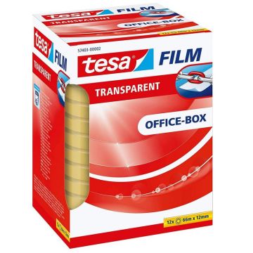 Photo Ruban adhésif transparent  - 12 mm x 66 m photo TESA