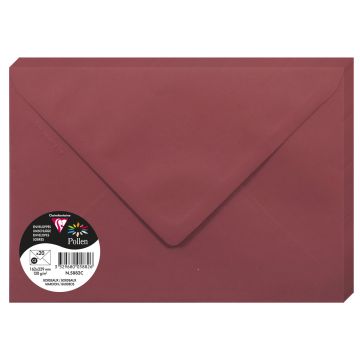 Photo Enveloppe POLLEN Bordeaux Format  162 x 229 mm 5882C