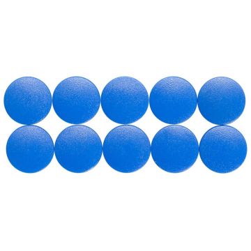 Photo Lot de 10 Aimants ronds - 15 mm - Bleu MAUL 