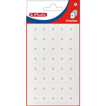 Photo Lot de 240 oeillets autocollants - Blanc : HERLITZ  830273