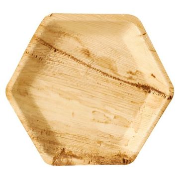 Assiette jetable en feuilles de palme - 235 x 30 mm PAP STAR Pure