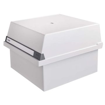 Photo Boite à couvercle pour 1300 cartes - A4 paysage - Gris : HAN 954-11 
