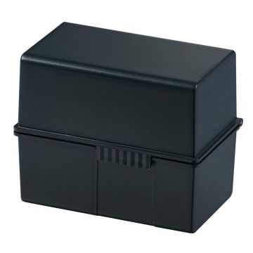 Photo Boite pour fiches en plastique - Format A6 - Noir : HAN 976-13
