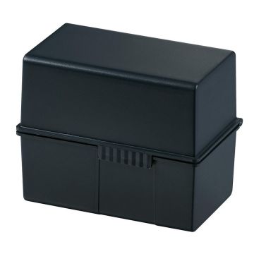Photo Boite pour fiches en plastique - Format A7 - Noir : HAN 977-13 