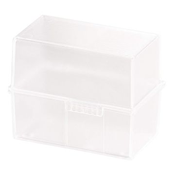 Photo Boite pour fiches en plastique - Format A7 - Blanc translucide : HAN 977-63 
