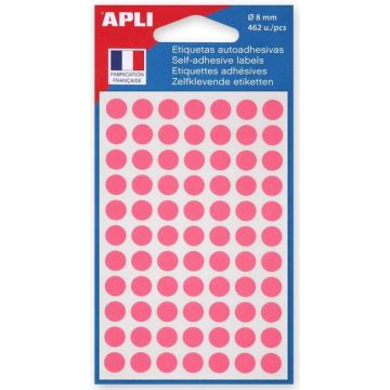 Photo Pastilles adhésives 8 mm - Rose AGIPA 111838 